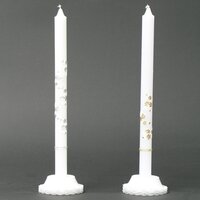 Сватбени украсени свещи - С 20